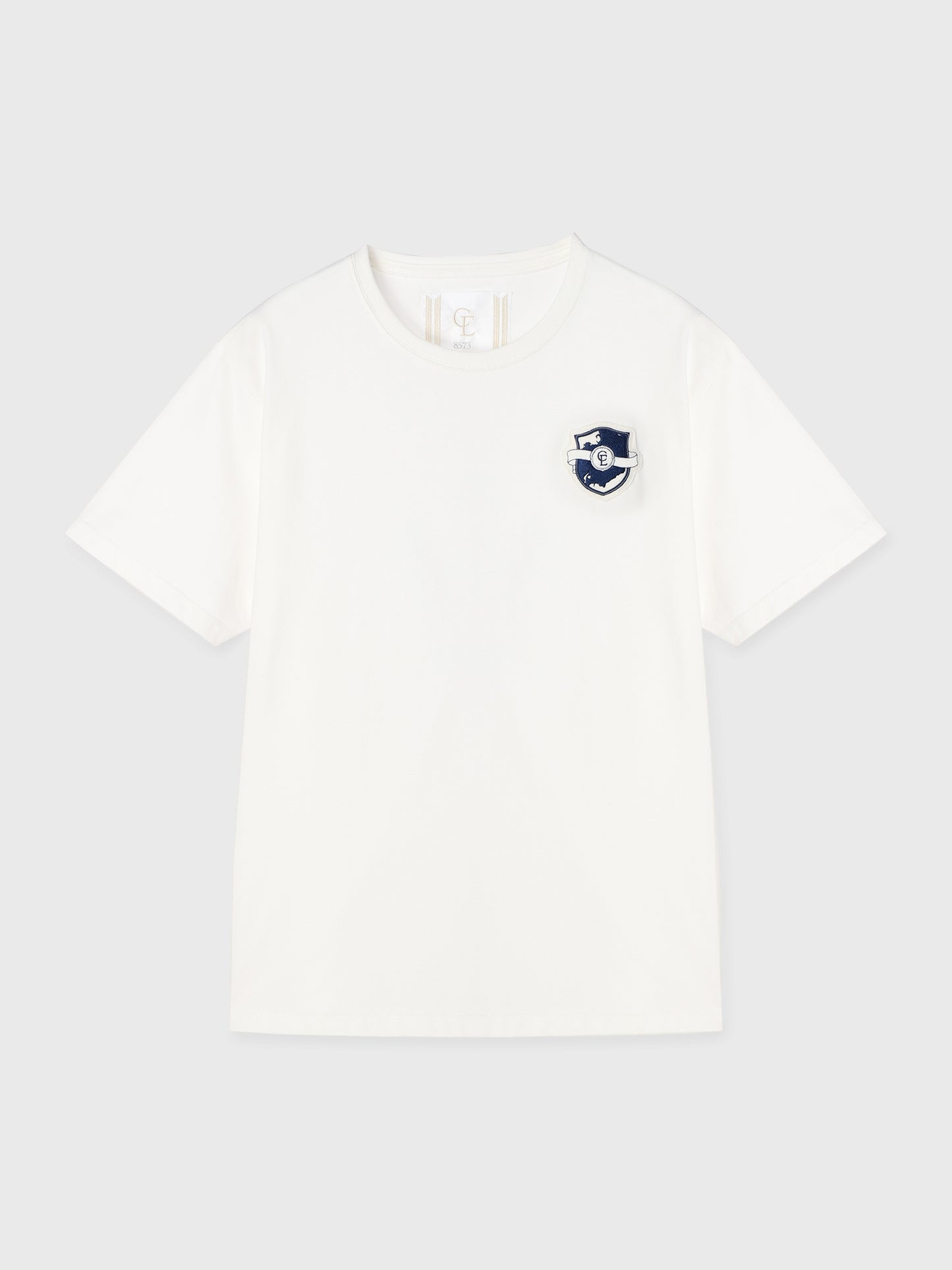 CLASS EARTH Logo Embroidered T-shirt