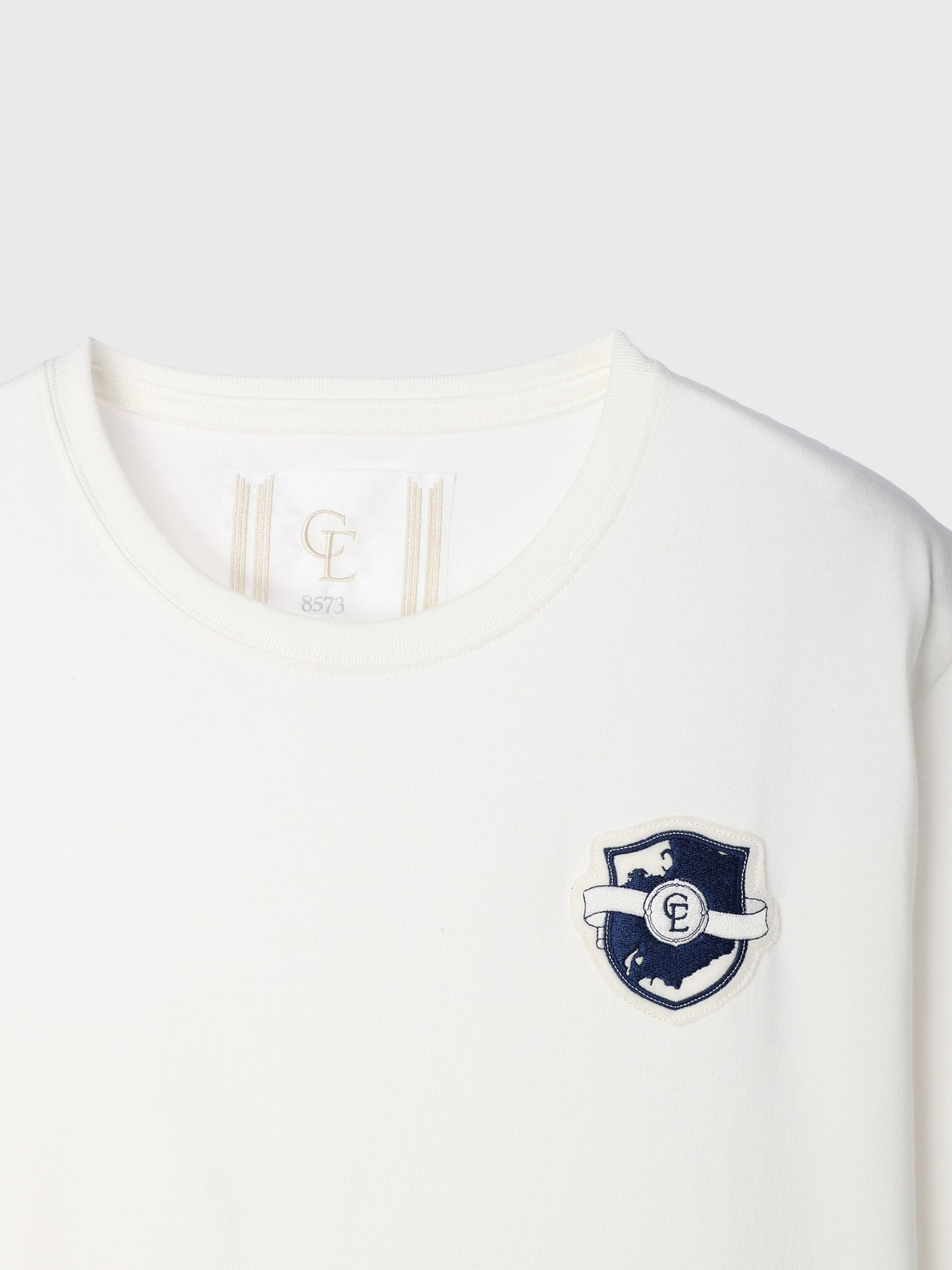 CLASS EARTH Logo Embroidered T-shirt