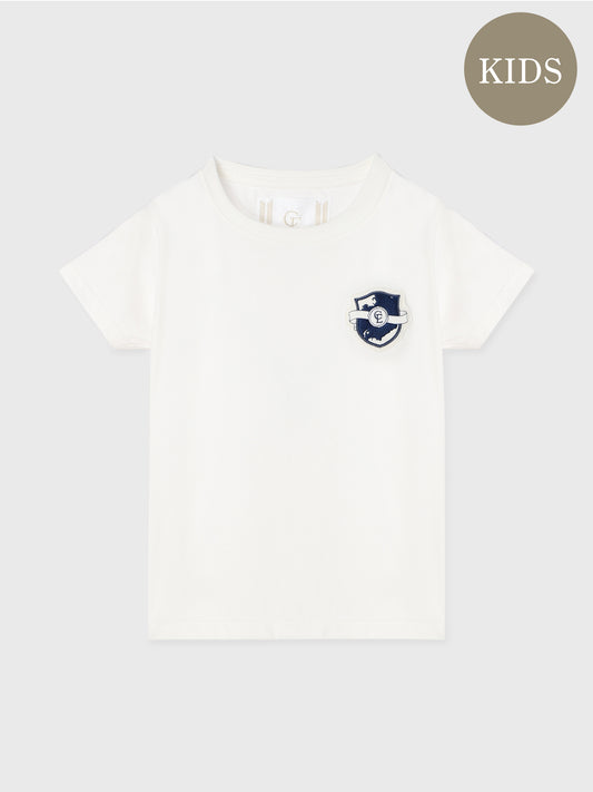【Kids】CLASS EARTH Logo Embroidered T-shirt