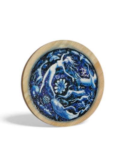 いのち球ピンバッチ