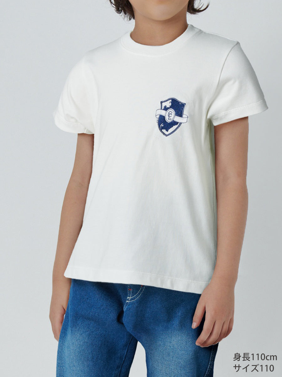 CLASS EARTH】【Kids】CLASS EARTH Logo Embroidered T-shirt