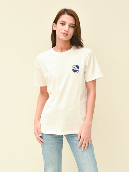 CLASS EARTH Logo Embroidered T-shirt